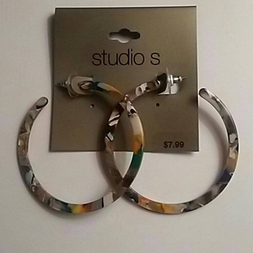 Multicolor Hoop Earrings